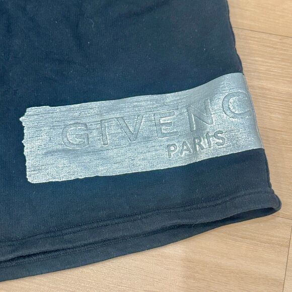 Givenchy Shorts With Latex Band 'Black/Silver' - Picture 7 of 7